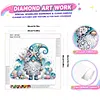 Sea Goblin Special Shaped 5D DIY Partial Drill Diamonds Dots Gem Art Kits 11.81 X11.81inch Diamond Dots Paintings Diamonds Paintings Gem Art for Adults Beginners Home Decor