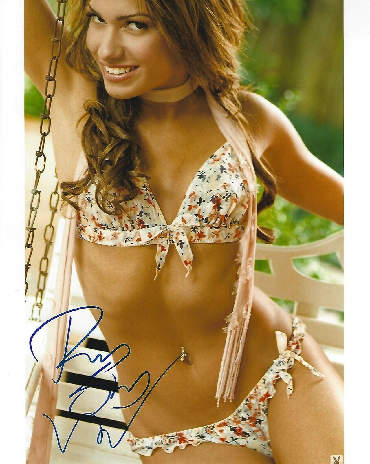 Reby Sky Hardy Signed 8x10 Photo Poster painting WWE TNA Impact Pro Wrestling Playboy Picture 22