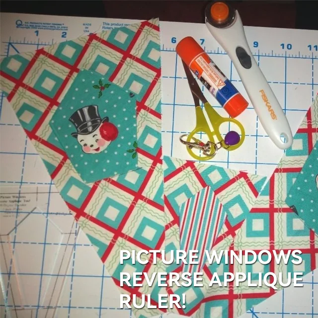 Dresden Patchwork Template - Windows Applique Ruler!