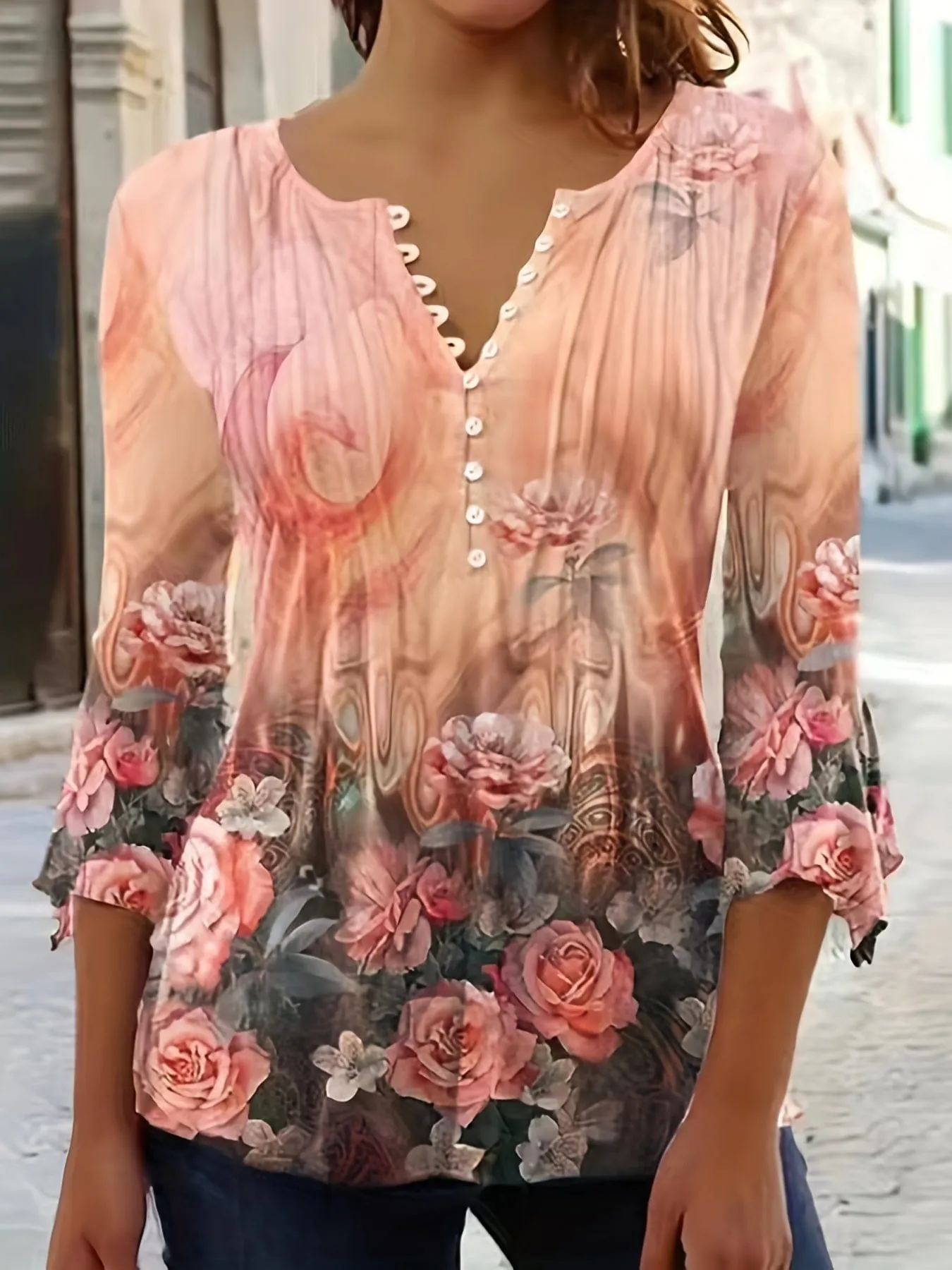 Plus Size White Floral Mini Dress