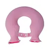 U Shape Hot Water Bag with Removable Flannel Cover Portable Neck Warmer Adjustable Snap Fastener Water Bag for Home/Office