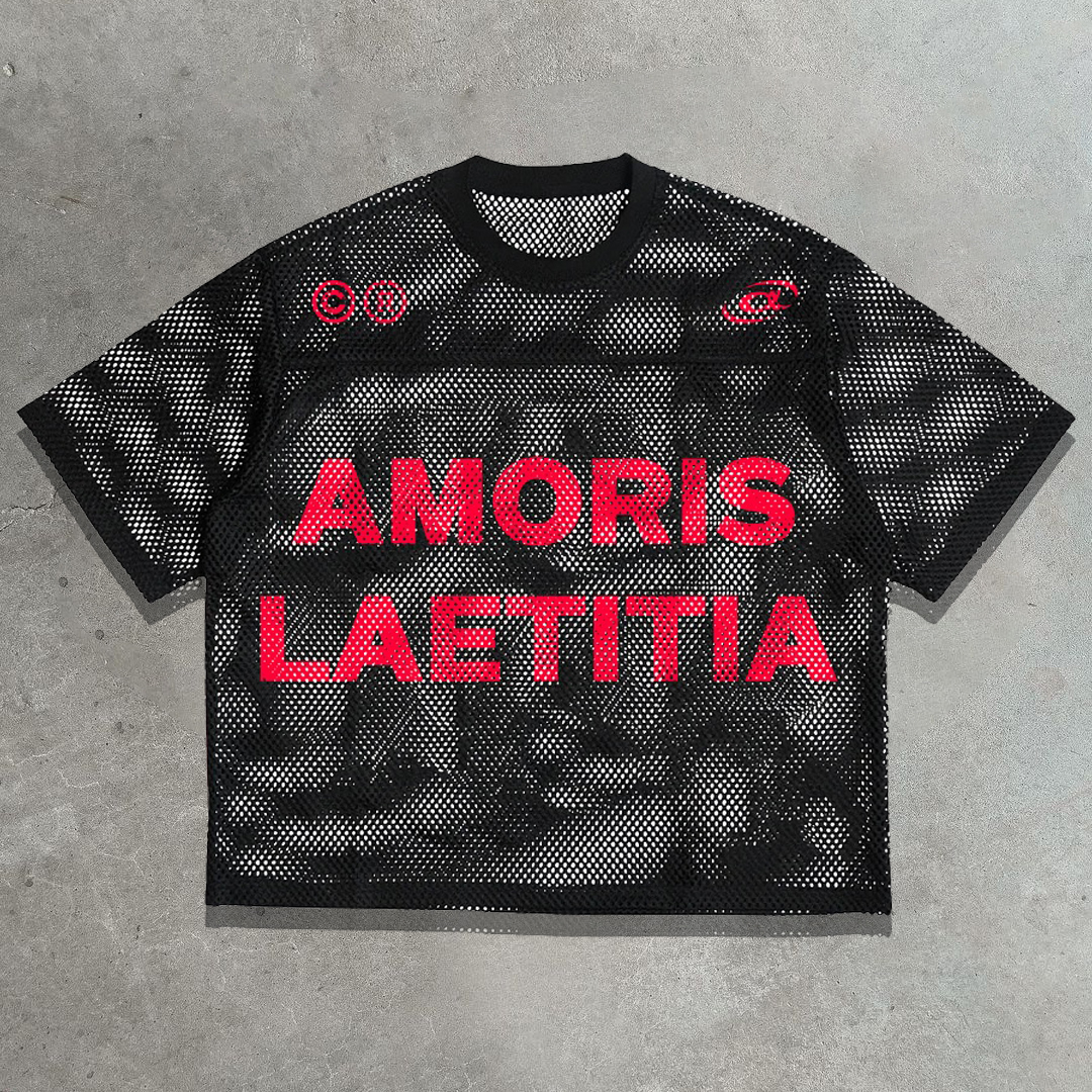 Amoris Laetitia Casual Street Mesh Jersey