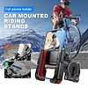 Metal Motorcycle Phone Holder Shockproof Riding Phone Stand Bicycle Phone Holder