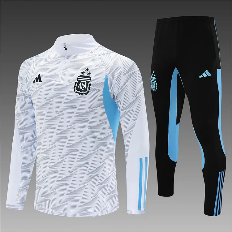2023-24 Argentina camouflage half-zip training uniform