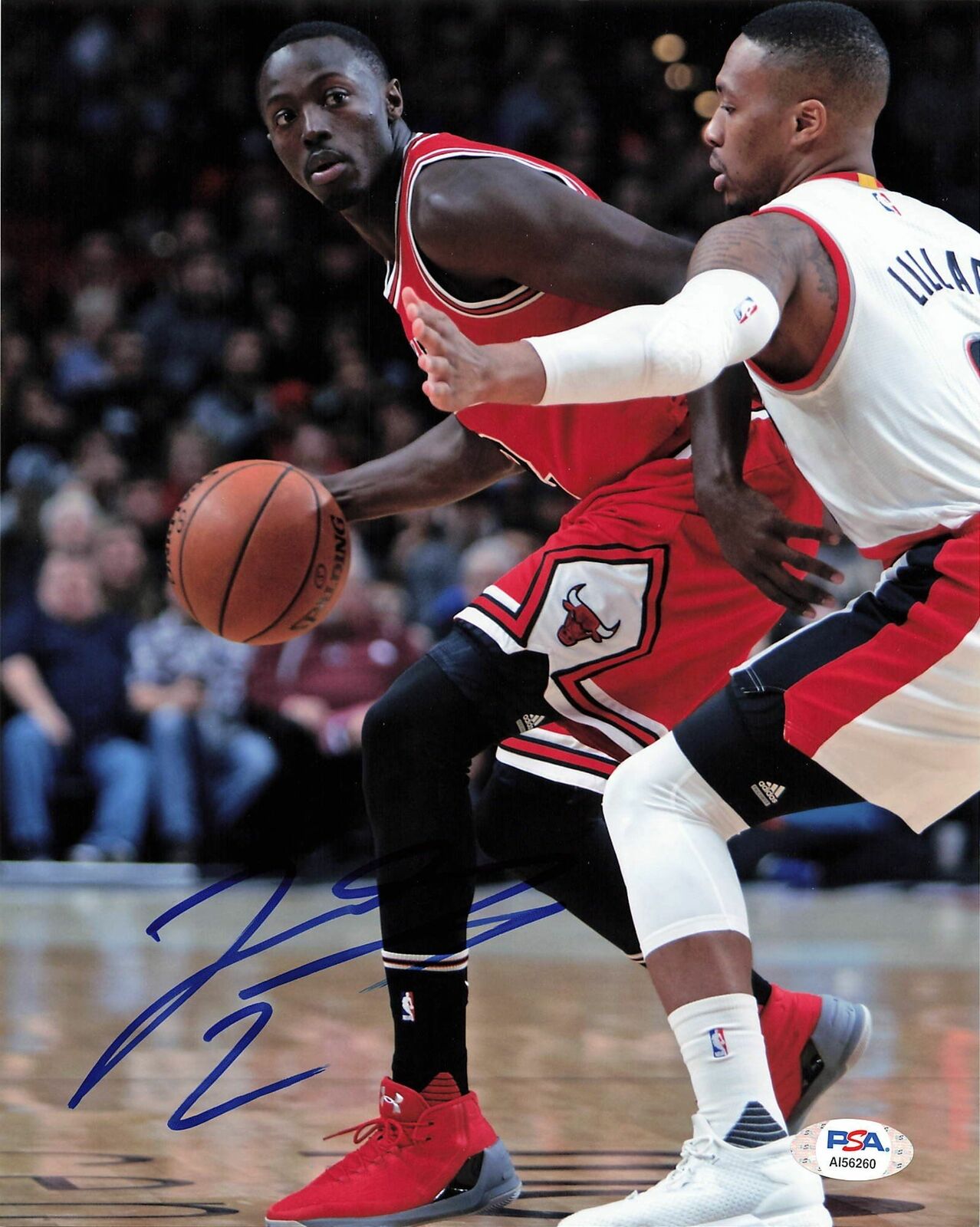 Jerian Grant signed 8x10 Photo Poster painting PSA/DNA Chicago Bulls Autographed