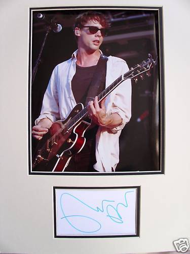 JOHNNY BORRELL - RAZORLIGHT SIGNED COLOUR Photo Poster painting DISPLAY