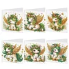 uk.everydayedeals 6Pcs DIY Diamond Painting Greeting Card - Unicorn Family