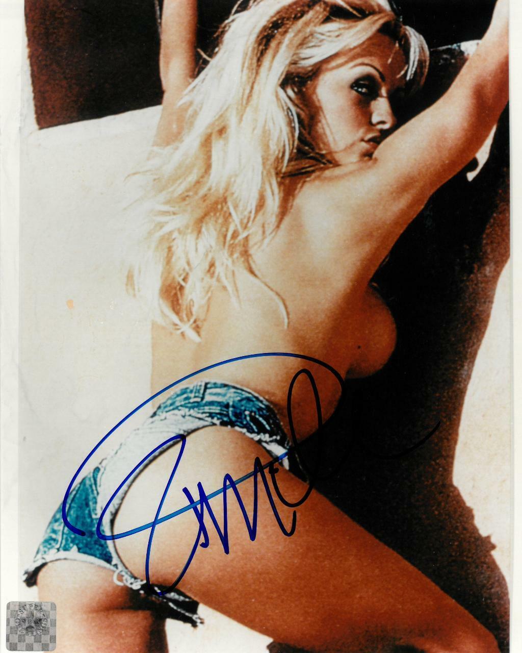 Pamela Anderson Signed Sexy Authentic Autographed 8x10 Photo Poster painting SSG