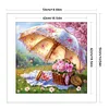 Flower Umbrella-11CT Stamped Cross Stitch 50*50cm