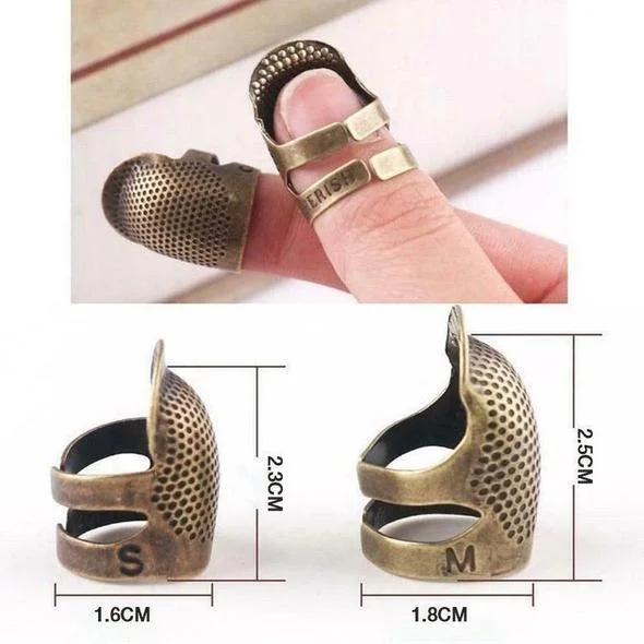 2 Pack Sewing Thimble Finger Protector