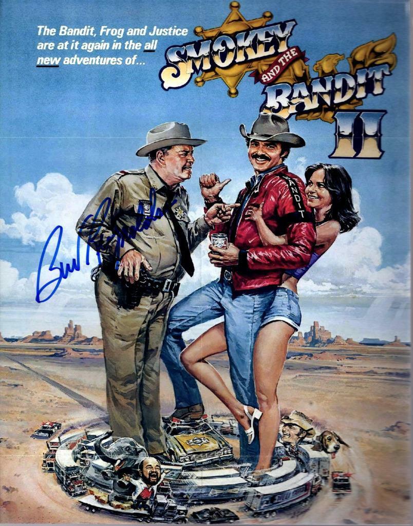 Burt Reynolds Smokey Bandit II signed 11x14 Picture Photo Poster painting autographed + COA