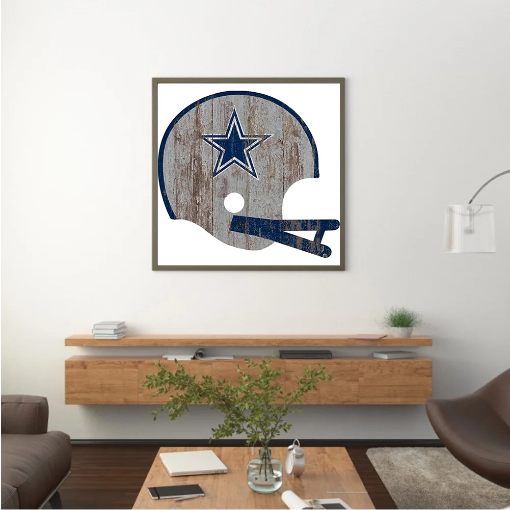 Full Round Diamond Painting 30*30cm - Dallas Cowboys Football Team