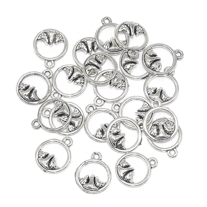 300 Pieces Minimalist Mountain Sea Wave Alloy Plating Jewelry Accessories