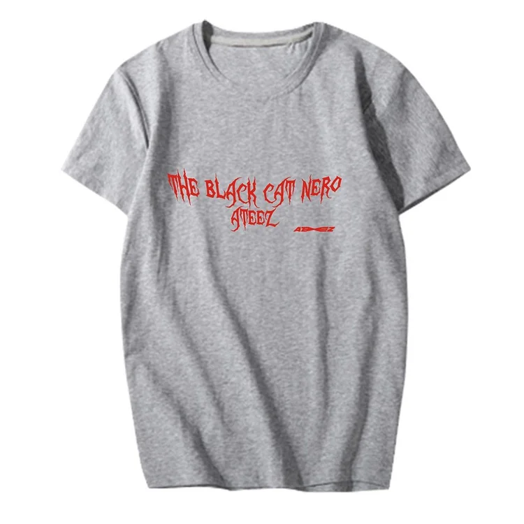 ATEEZ THE BLACK CAT NERO T-shirt
