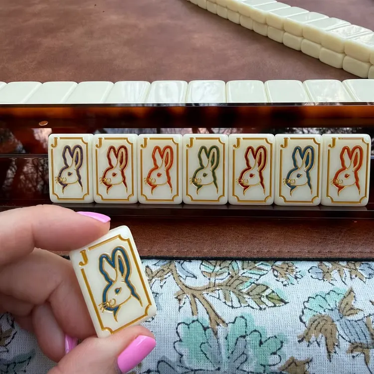 Lucky Rabbit mahjong set-160 tiles