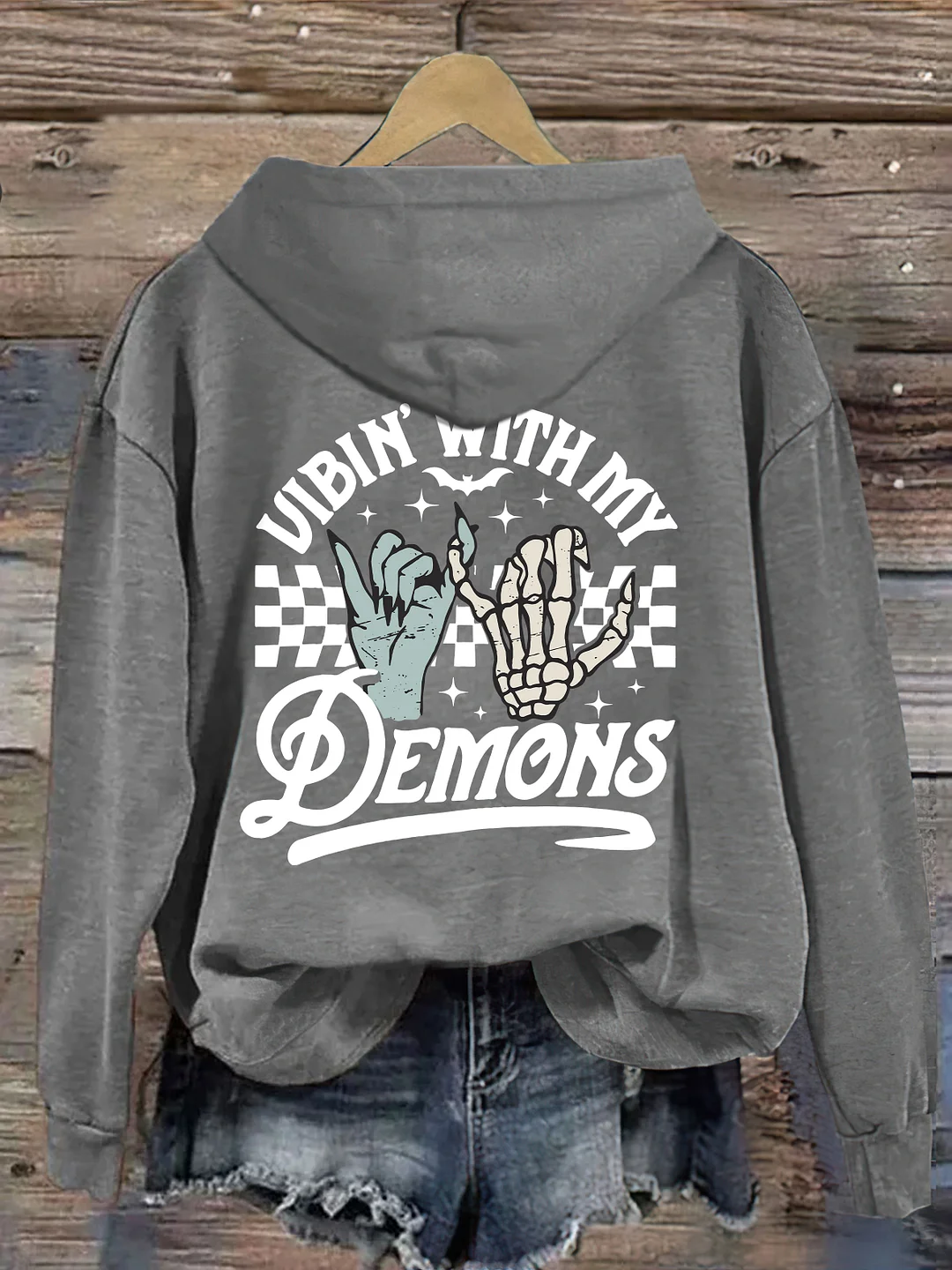 Vibin&rsquo; With My Demons Hoodie