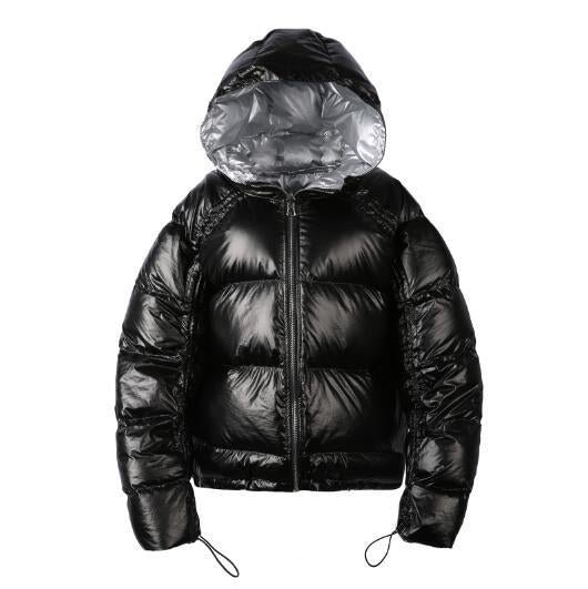 Winter Jacket Women White Duck Down Jacket Big Aritificial Fur Outwear Waterproof Loose Coat Thick Warm Down Parka
