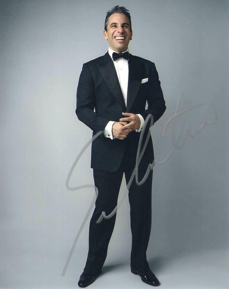 SEBASTIAN MANISCALCO SIGNED AUTOGRAPH 8x10 Photo Poster painting - COMEDY STUD, THE IRISHMAN