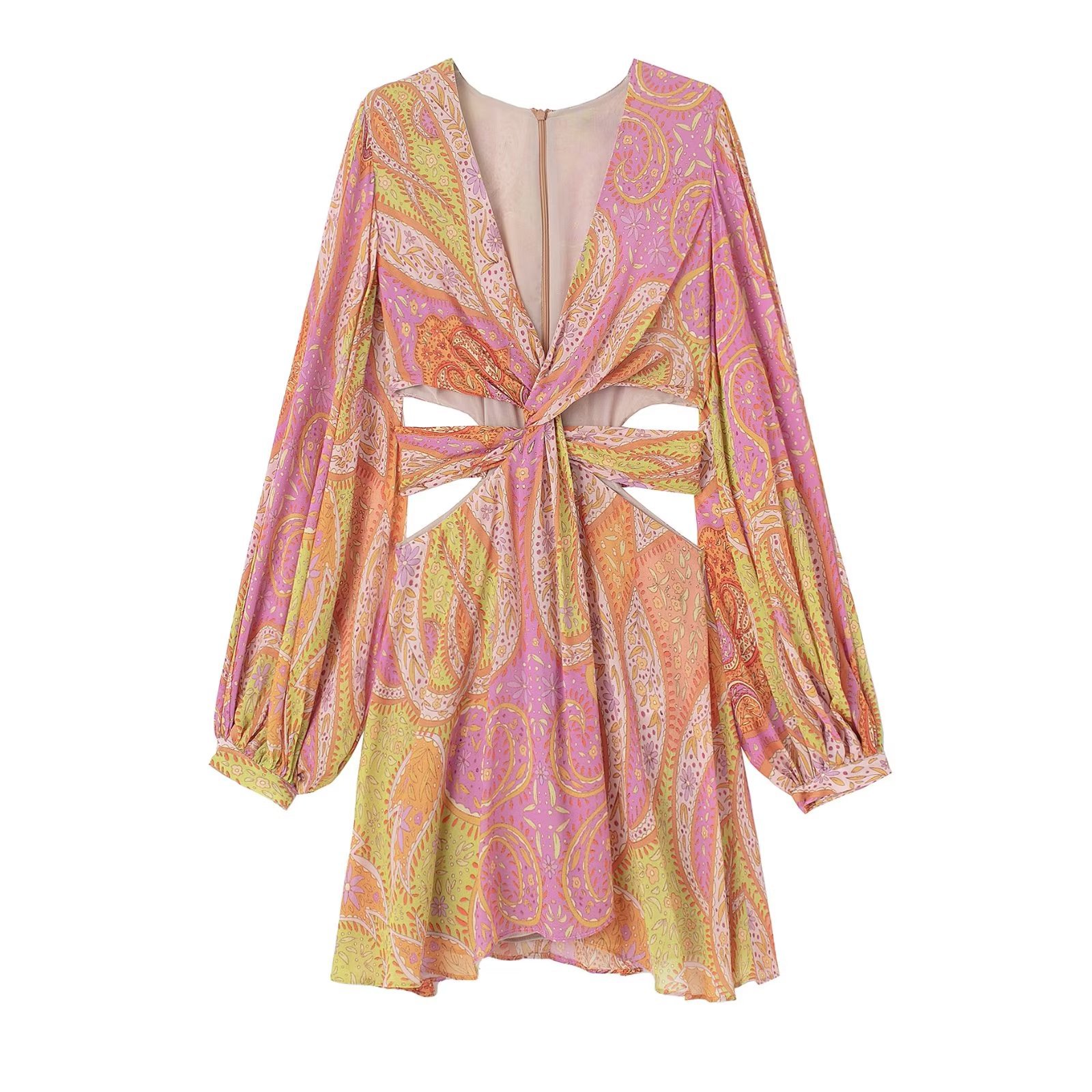  thdmladies Deva Marbella Mix Peach Short Dress thedmladies