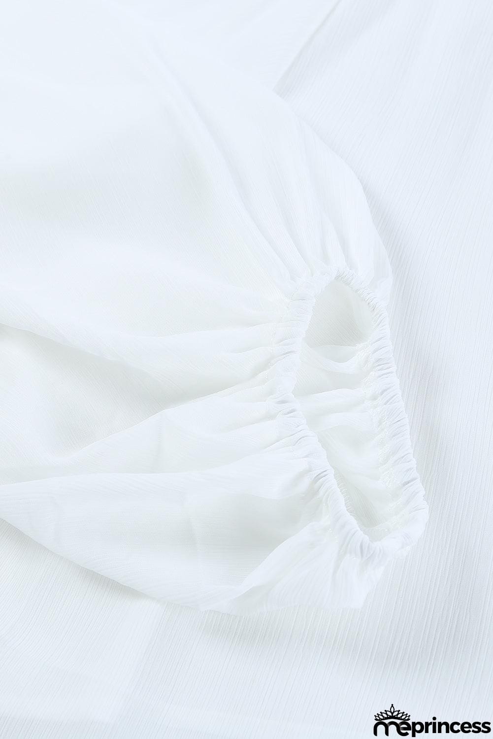 Plus Size Tie Front Crop Top