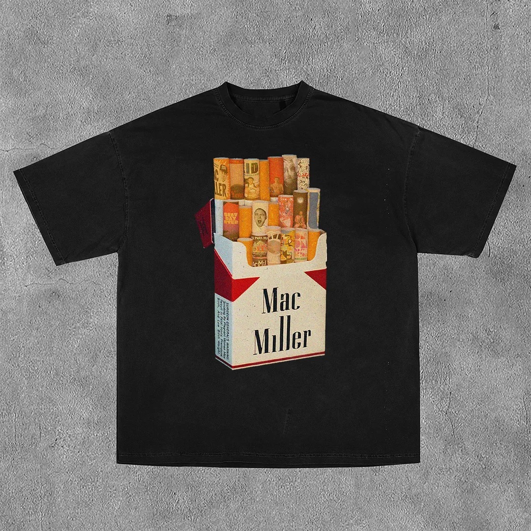 Sopula Men's Cigarette Case Graphic Print Short Sleeve T-Shirt - SOPULA