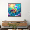 Sea Turtle - 11CT Stamped Cross Stitch - 40*40cm - Animal