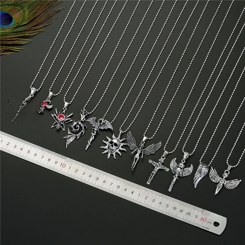 Angel Alloy Halloween Unisex Necklace