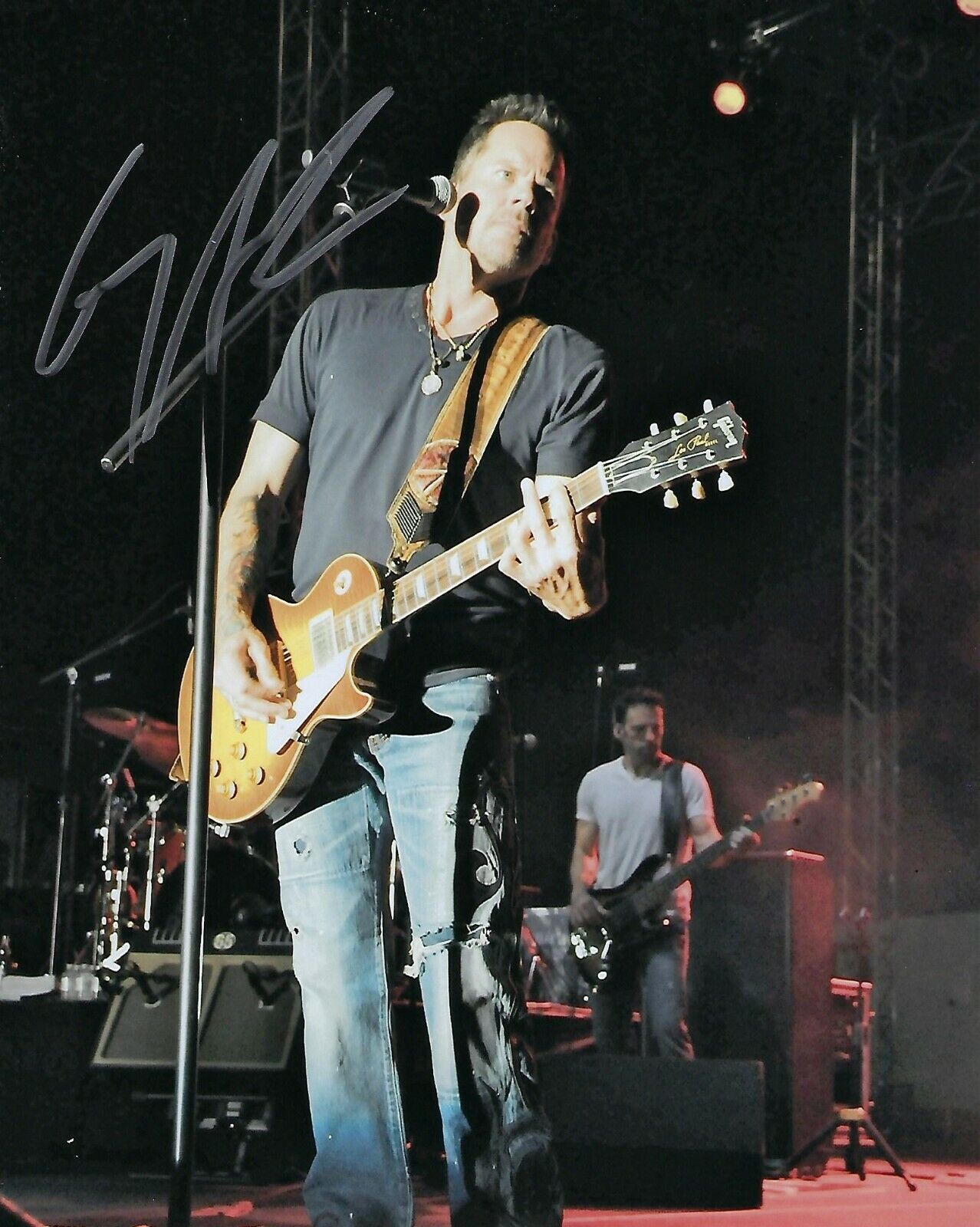 GFA Every Storm & Watching Airplanes * GARY ALLAN * Signed 8x10 Photo Poster painting G8 COA