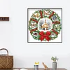 Diamond Painting -DIY Round Drill Xmas Door Wreath(40*40 CM)
