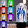 5D DIY Diamond Painting 7 Color Night Light Lamp Home Decoration Ornament Gift Kit(Maria)
