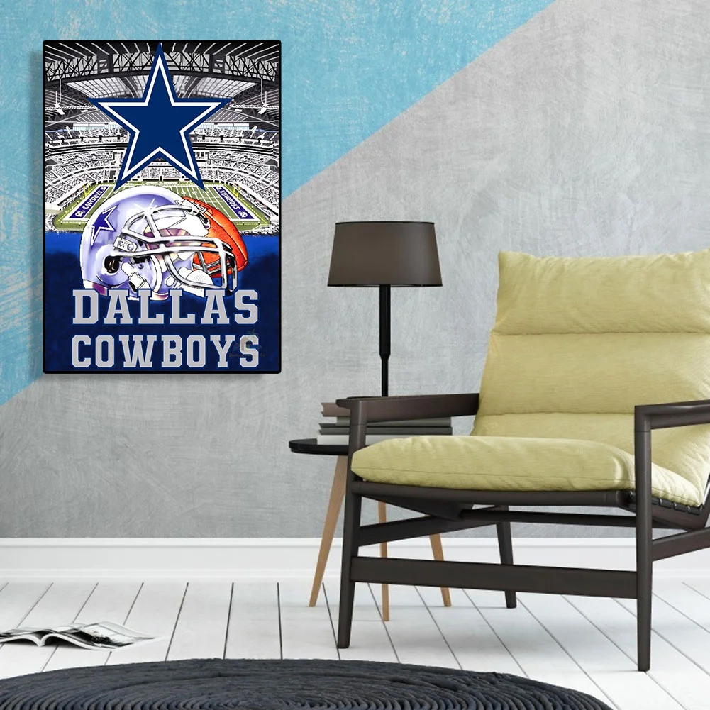 5D DIY Full Round Drill Diamond Painting NFL Abstract Home Decoration (sz2325)