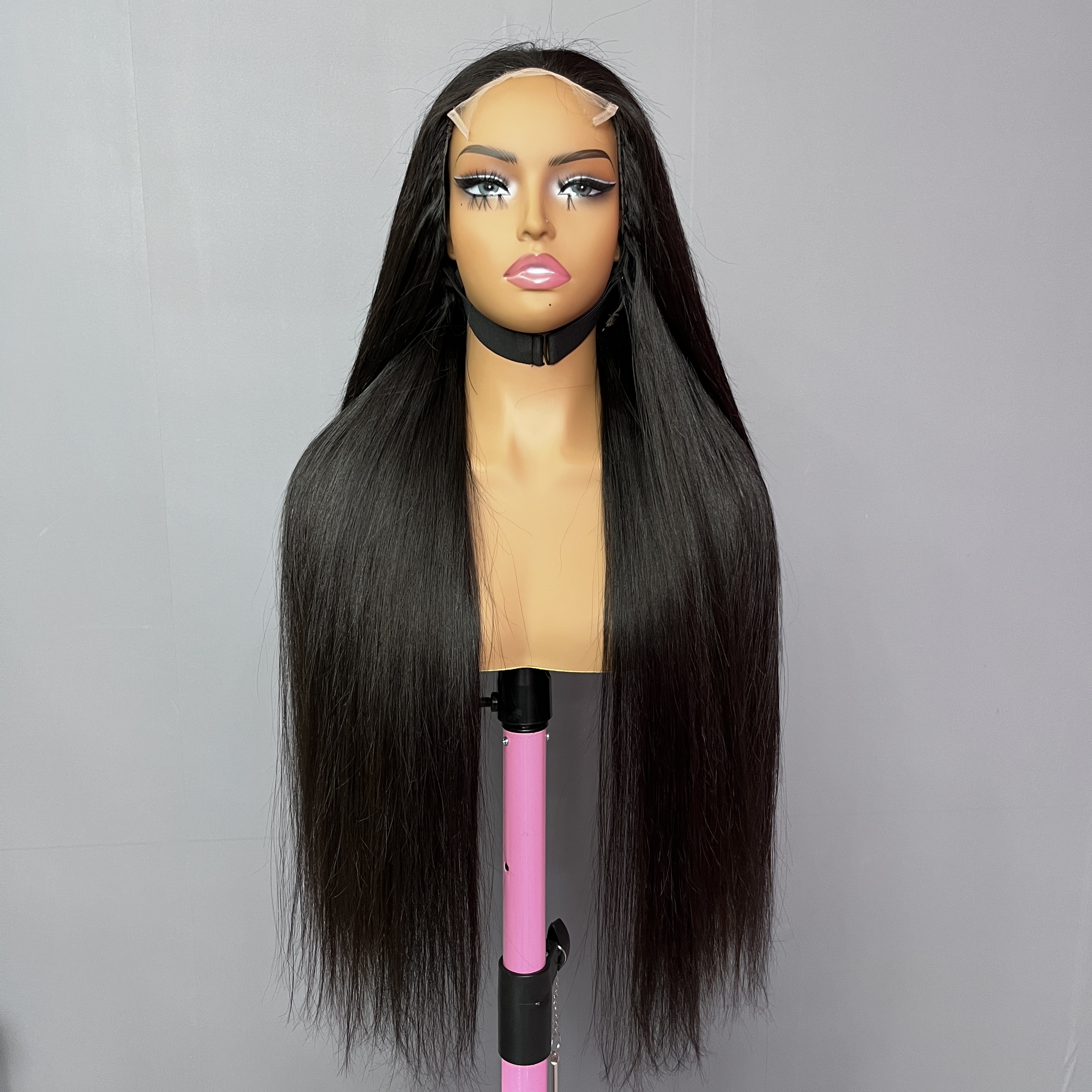 250% Density Top Raw Hair Straight 5X5/13X4/13X6 HD lace Wig Pre Plucked and Bleached Knot 
