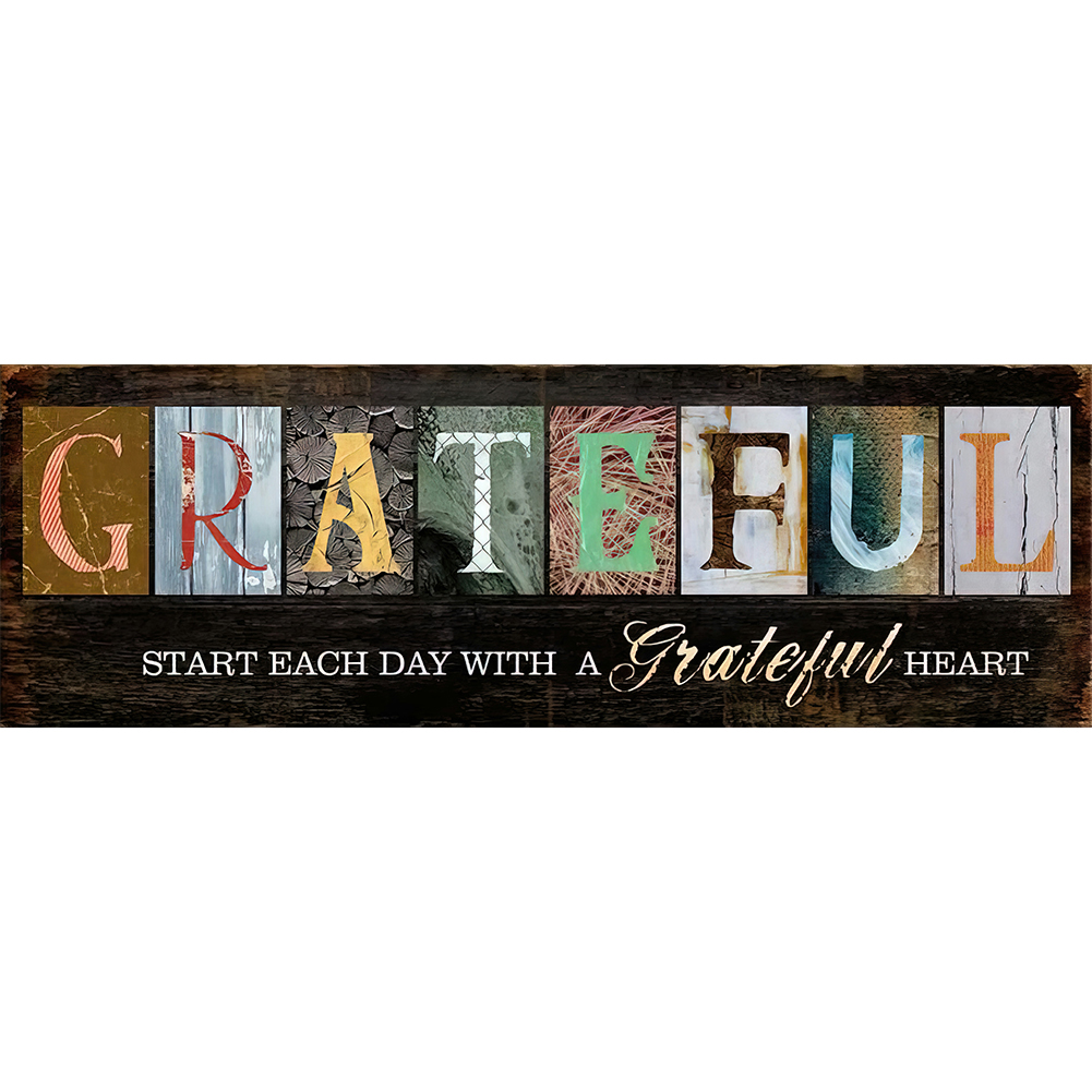

Grateful - Round Drill Diamond Painting - 90*30CM (Big Size), 501 Original
