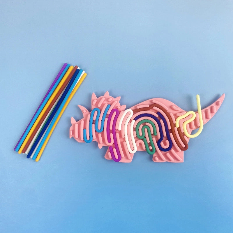 Creative Silicone Sensory Activity Board Children’s Educational Toys Food Grade BPA-free Twist Decompression Artifact