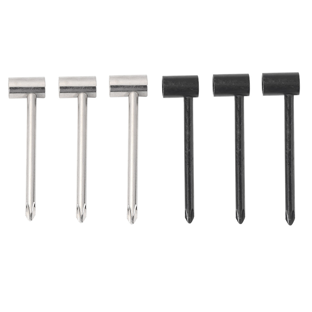

3pcs 7/8/6.35mm Guitar Pipe Hexagonal Socket Metal Guitar Truss Rod Wrench, Silver, 501 Original