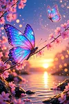 Luxury AB Velvet Diamond Painting Kit - Butterfly