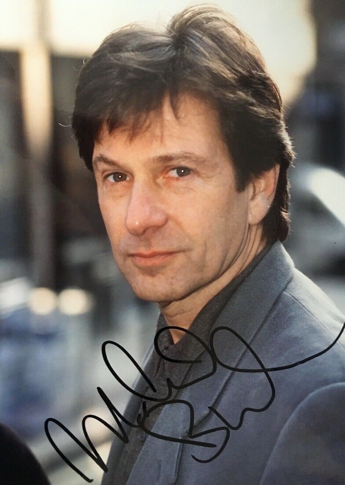 MICHAEL BRANDON - DEMPSEY & MAKEPEACE ACTOR - SUPERB SIGNED Photo Poster paintingGRAPH