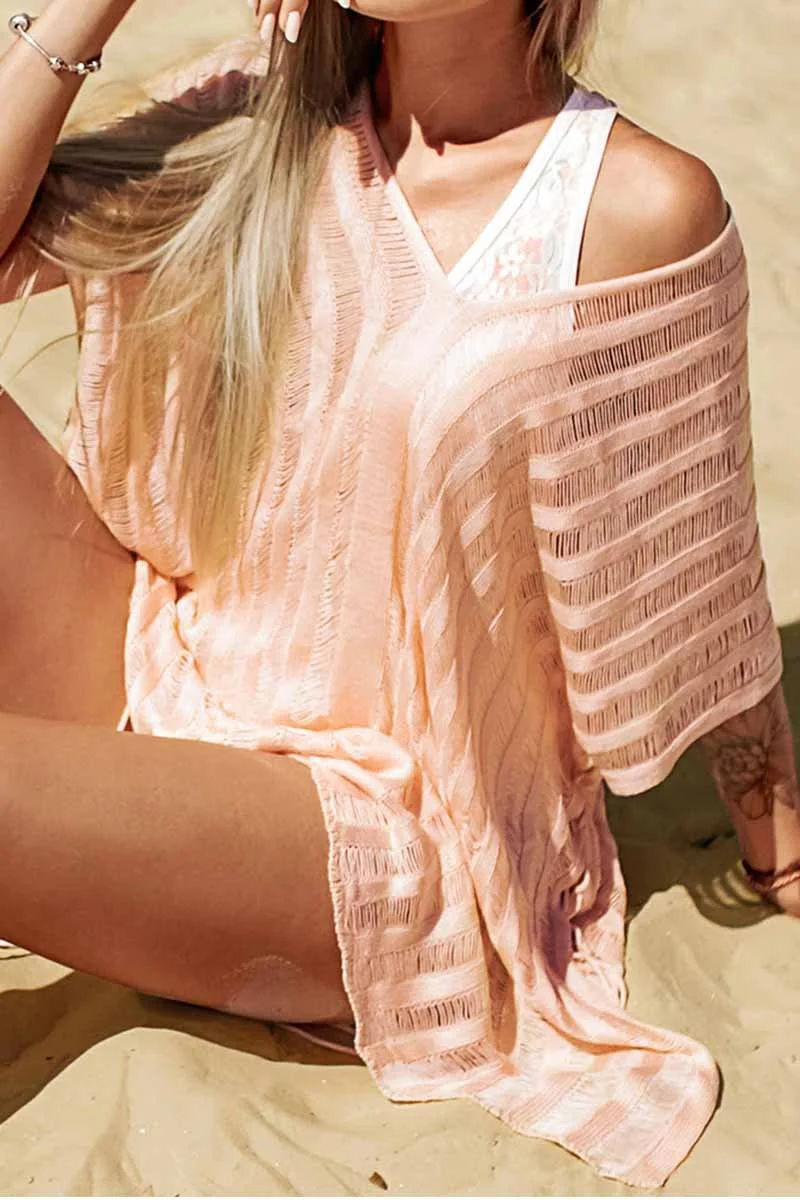 Casual See-Through Swimwear Cover-Up