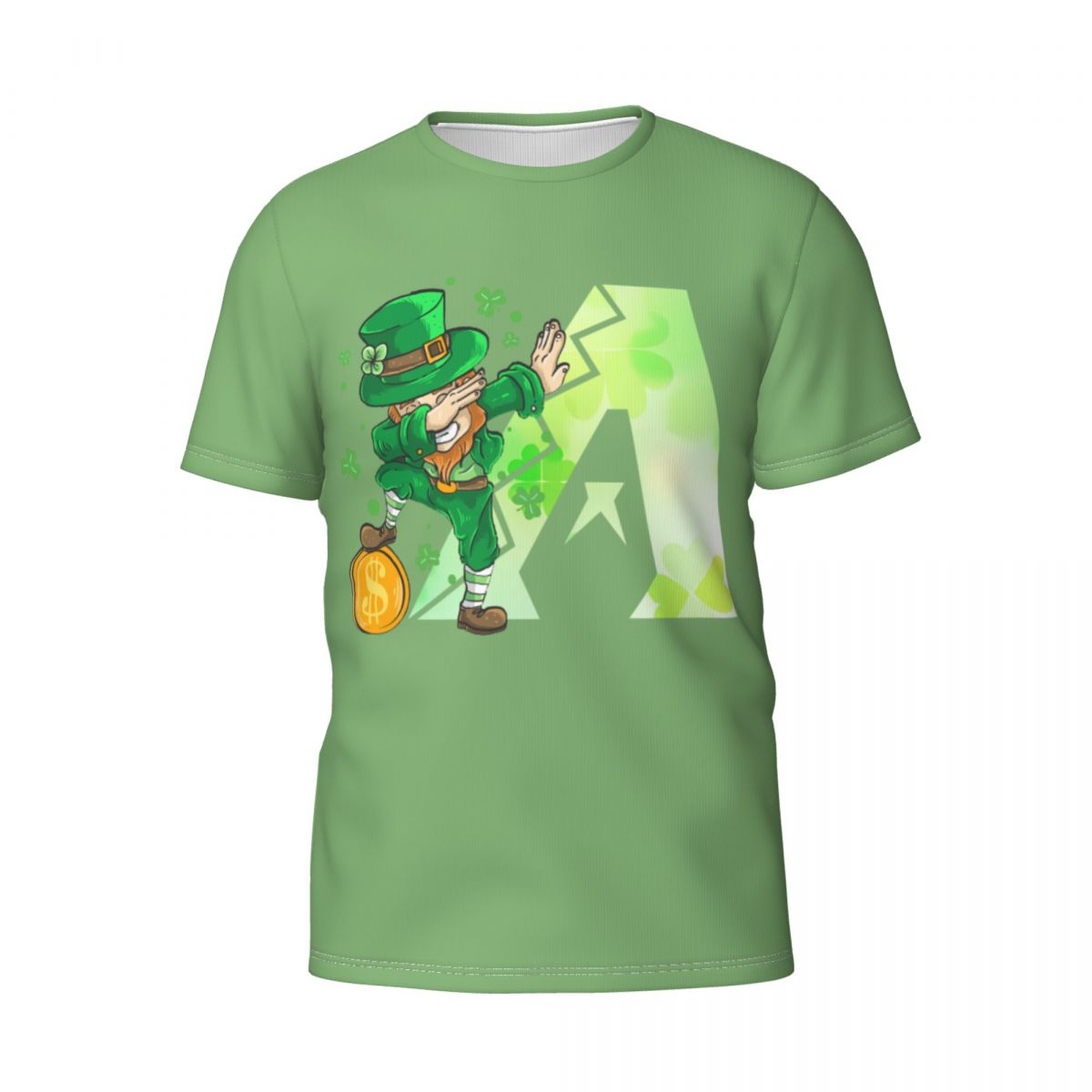 Arizona Diamondbacks St Patrick's Day Dabbing Leprechaun Short-Sleeve Men's T-Shirt