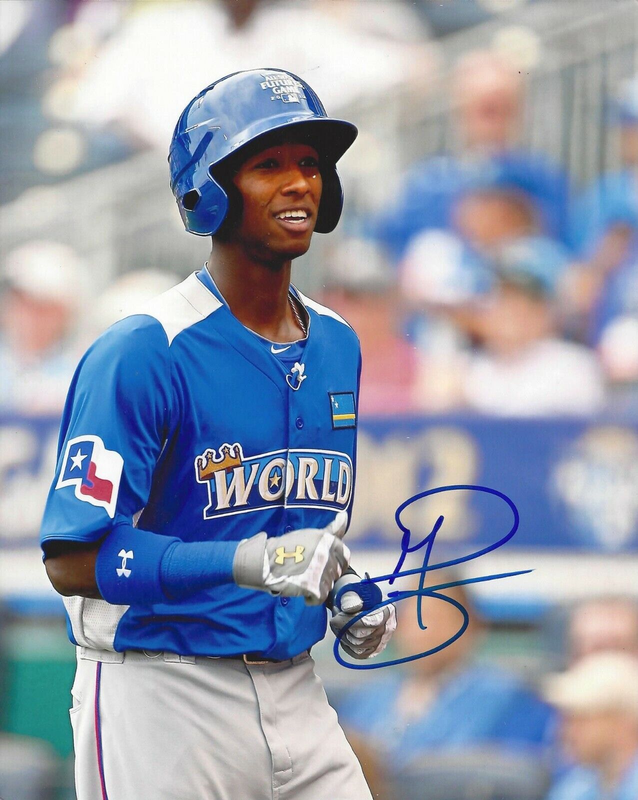 Jurickson Profar Autographed 8x10 Futures Game#S1178