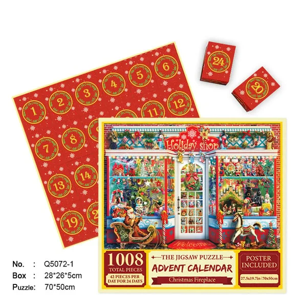🎄Christmas Advent Calendar Jigsaw Puzzle 🧩