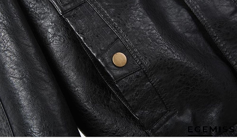 Faux Leather Jacket Men Windproof Outwear Military Army Pilot Bomber PU Leather Jacket Coat 6XL | EGEMISS