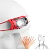 LED Headlamp Rechargeable Sensor Headlight Camping Running Torch (White)
