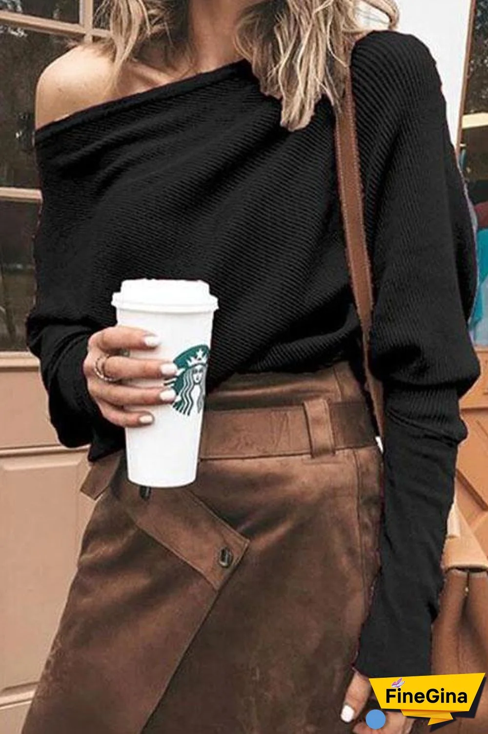 Dew One Shoulder Sweater