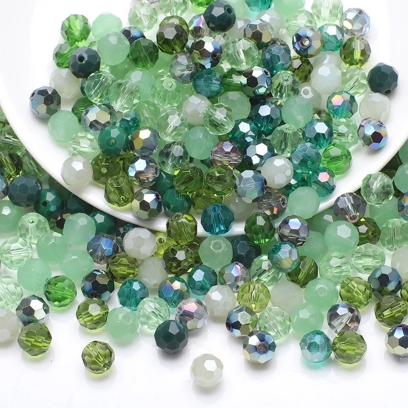 1 Set Diameter 3mm Diameter 4mm Diameter 6 Mm Crystal Glass Round Beads
