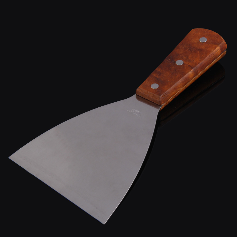

Stainless Steel Pancake Turner Spatula Scoop with Wooden Handle Tableware, 501 Original