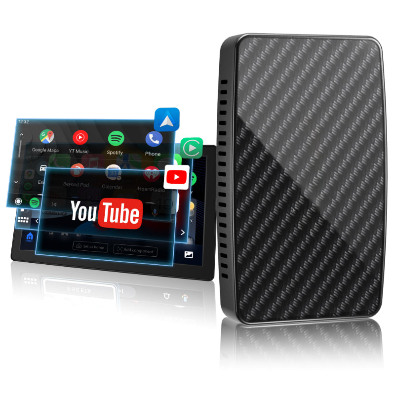 Car Wired to Wireless CarPlay & Android Auto All-in-One Box
