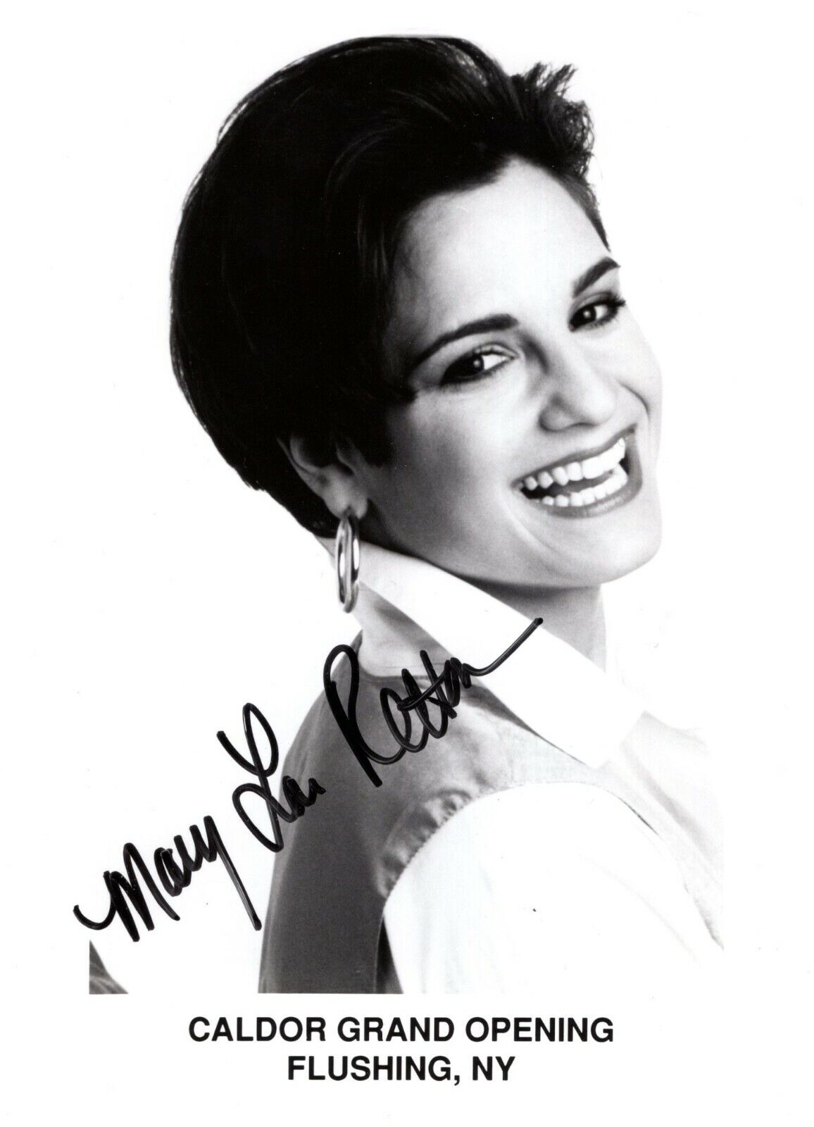 Mary Lou Retton Olympic Gold Medalist Gymnast Hand Signed Autograph 5x7 Photo Poster painting
