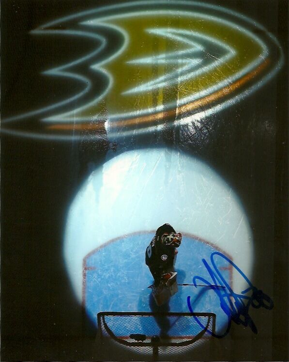 Anaheim Ducks Viktor Fasth Autographed Signed 8x10 Photo Poster painting COA