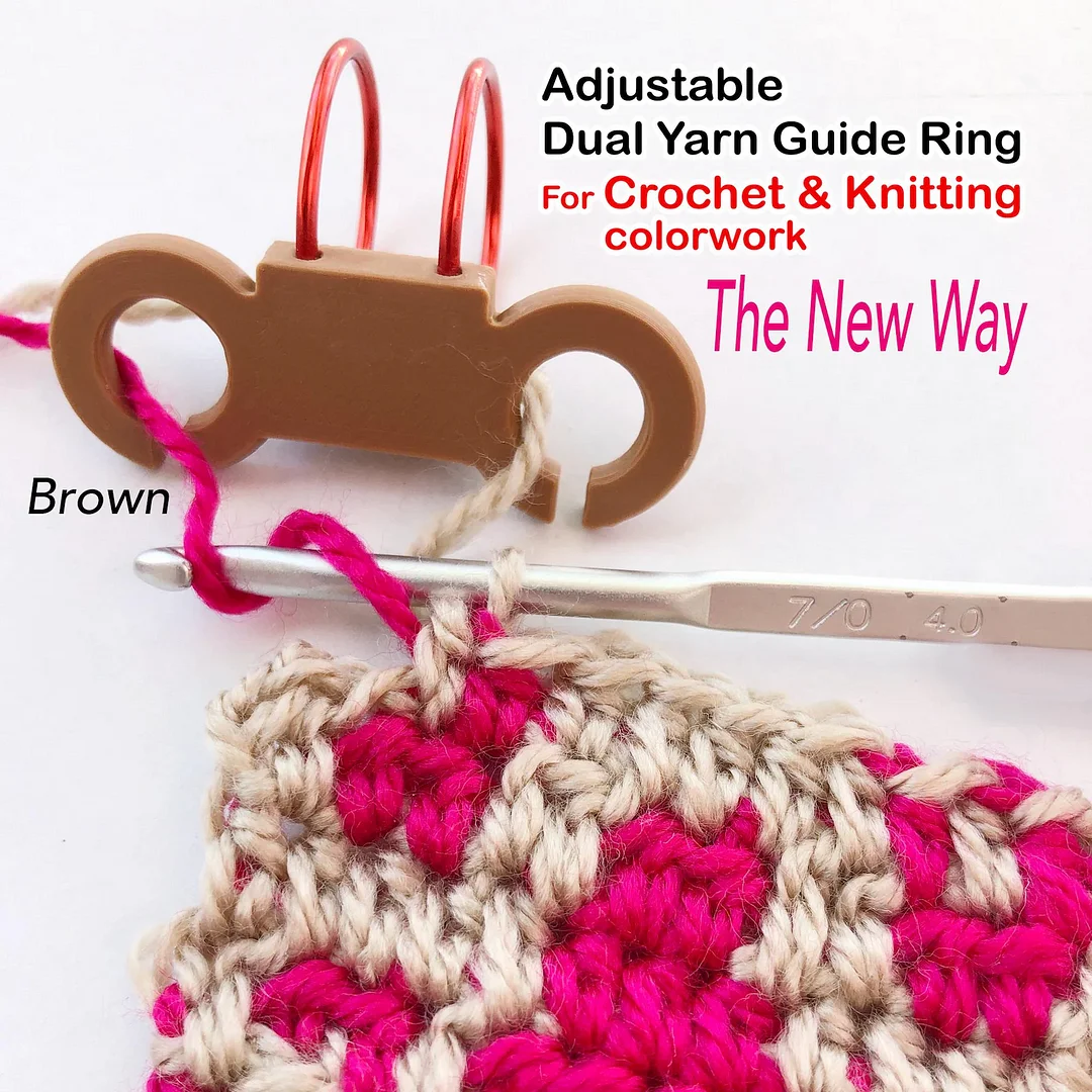 Ergonomic Adjustable Yarn Separation Ring